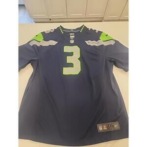 Russell Wilson #3 Seattle Seahawks NFL Nike On Field Jersey  XXLarge